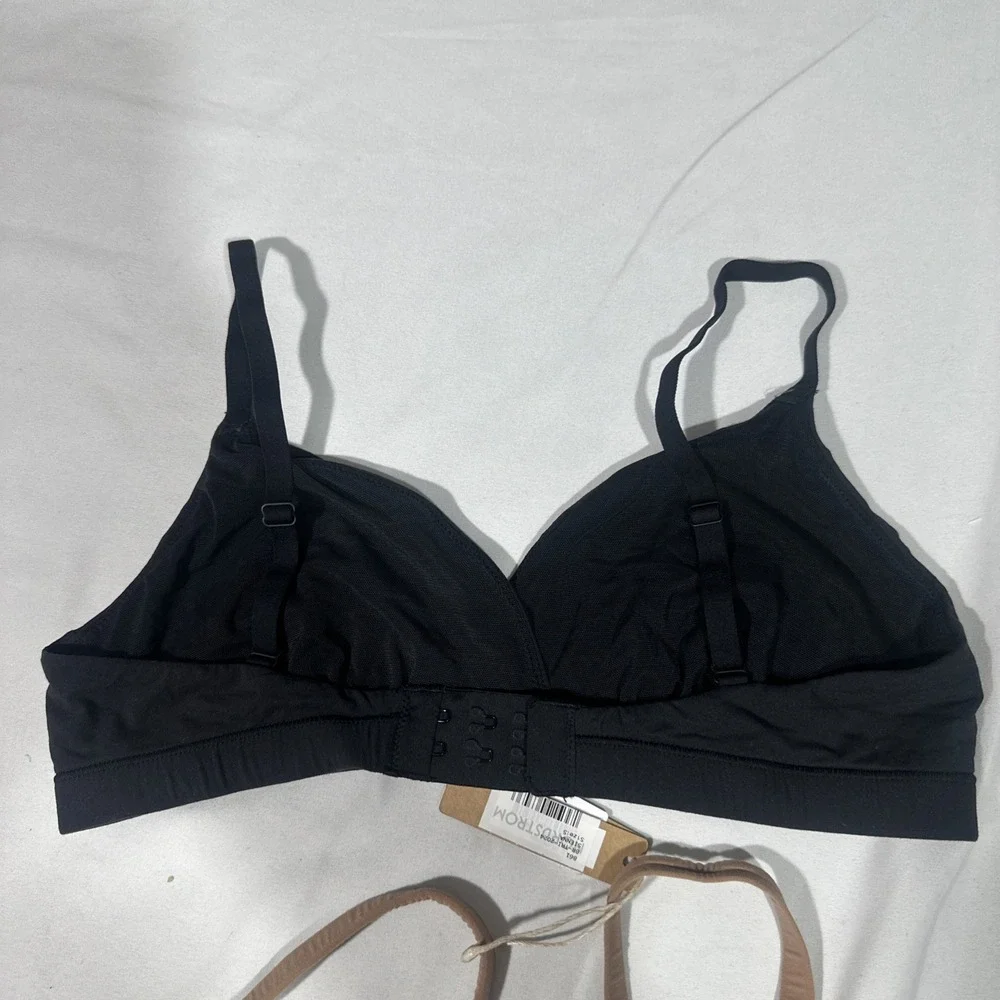 NWD $68 Skims [ 2PC Small ] Fits Everybody Bralette in Black‎ + Sienna #T2123 - Picture 11 of 16